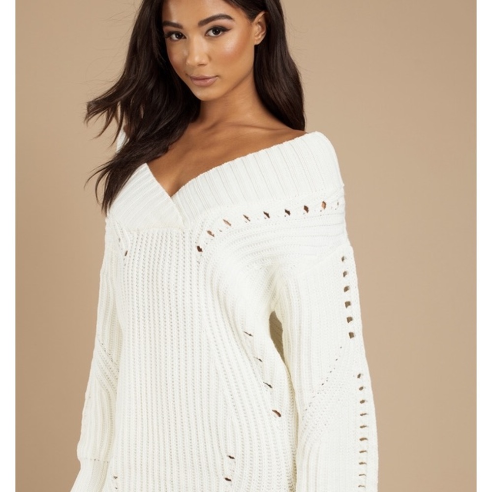 Over sized sweater dress